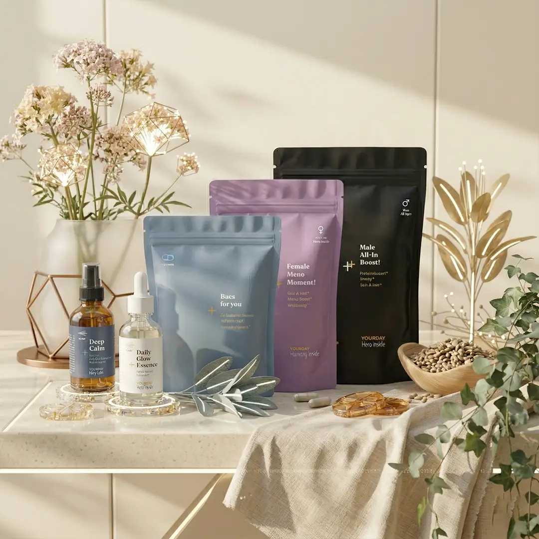 Gamme proWIN YOURDAY, compléments bien-être pour femmes et hommes — Sowin proWIN